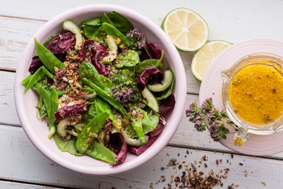 Zuckerschotensalat