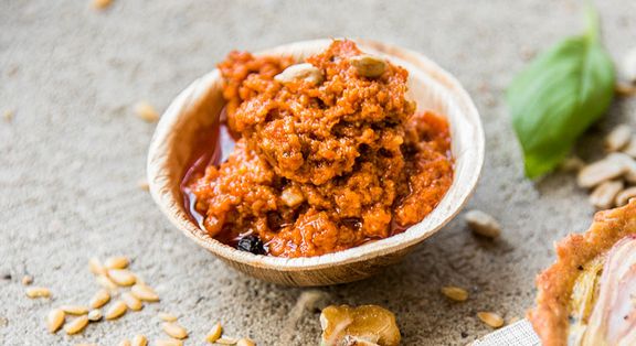 Tomaten-Pesto mit Dr. Budwig Biophenolia 300+