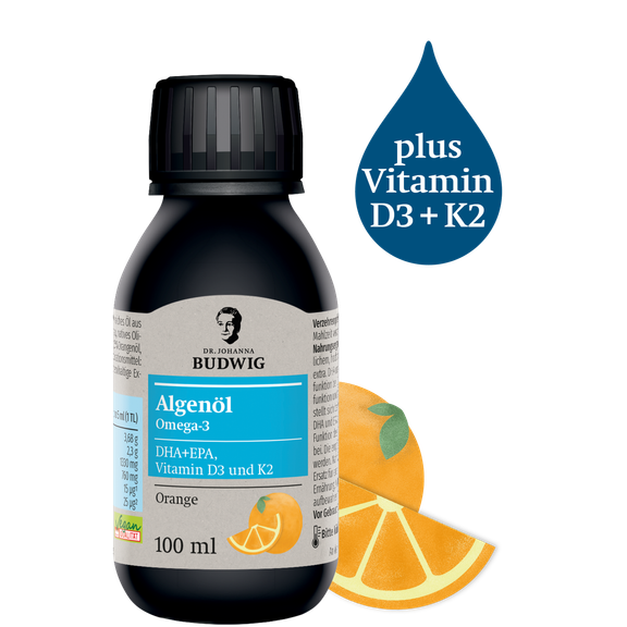 Omega-3 Algenöl Orange