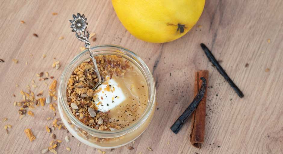 Budwig Creme mit Quittenmus | Rezepte | Dr. Budwig