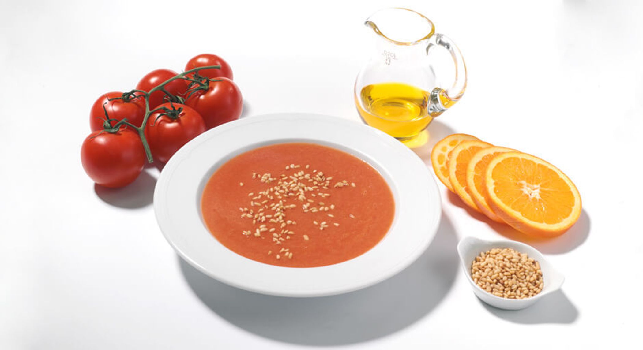 Orangen-Tomatensuppe