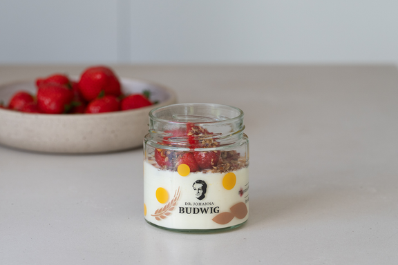 Budwig Creme mit frischen Früchten